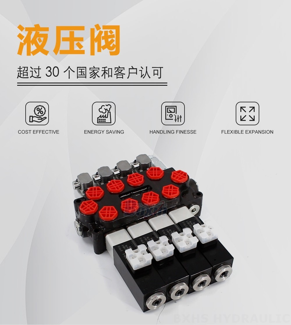 Q45 推拉式电磁铁 4 联 整体式换向阀